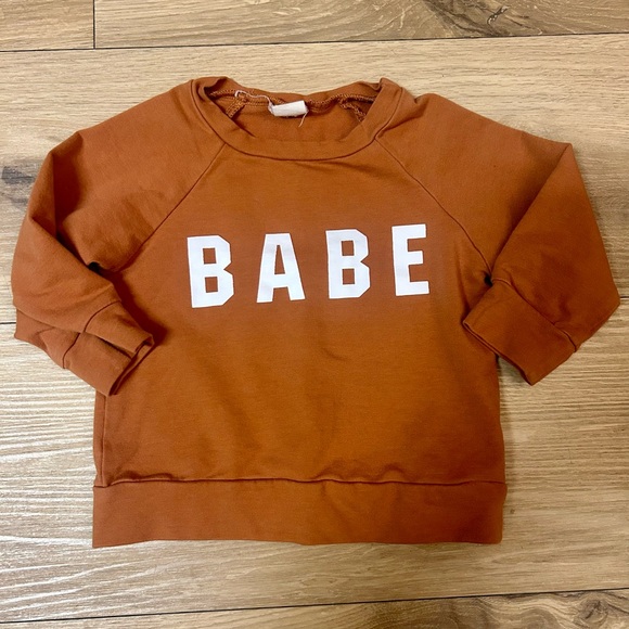 6-12 month Babe sweatshirt - Picture 2 of 4